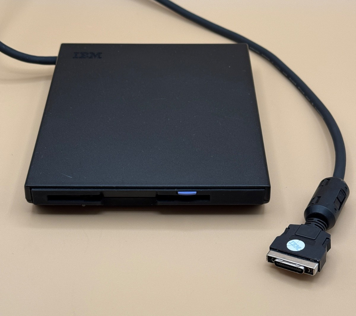 💾 Vintage IBM External 3.5” Floppy Disk Drive Portable Diskette Drive
