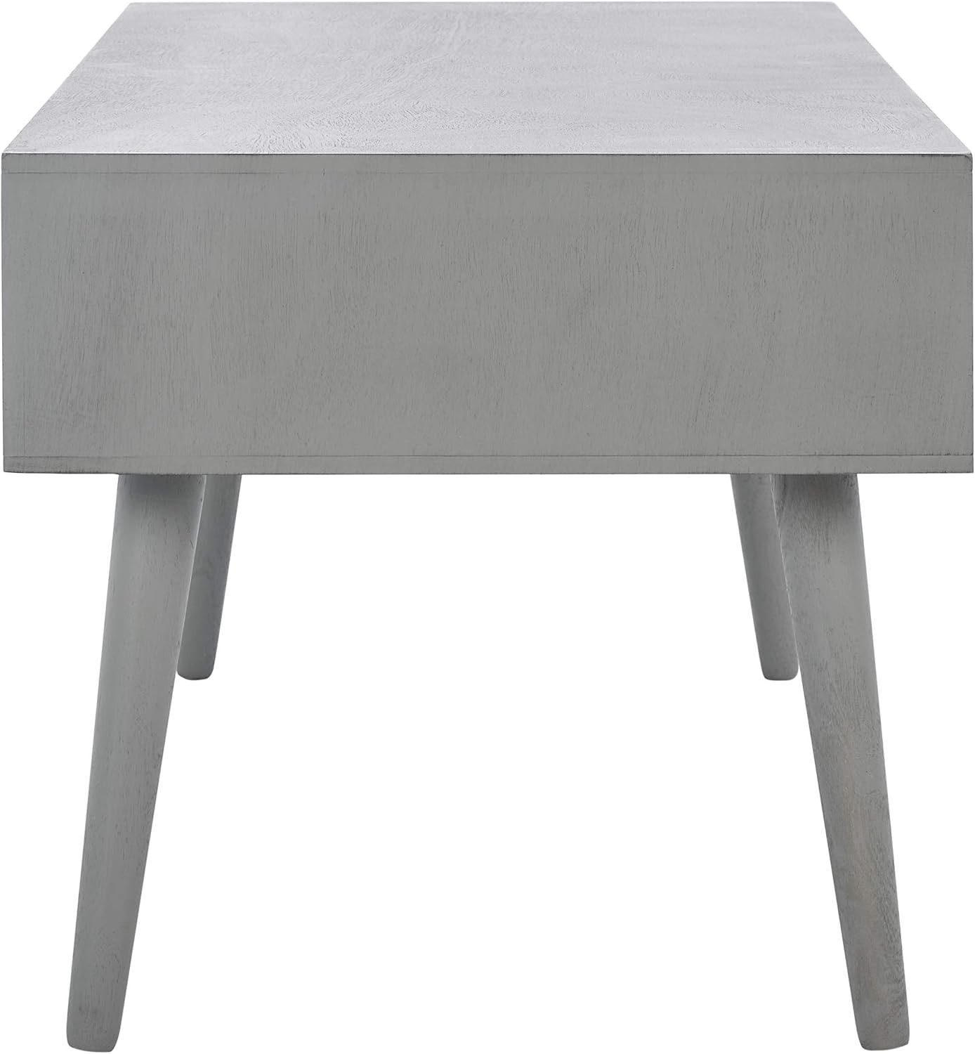 Safavieh Home Collection Mozart Mid-Century Distressed Grey 2-Drawer Rectangle C