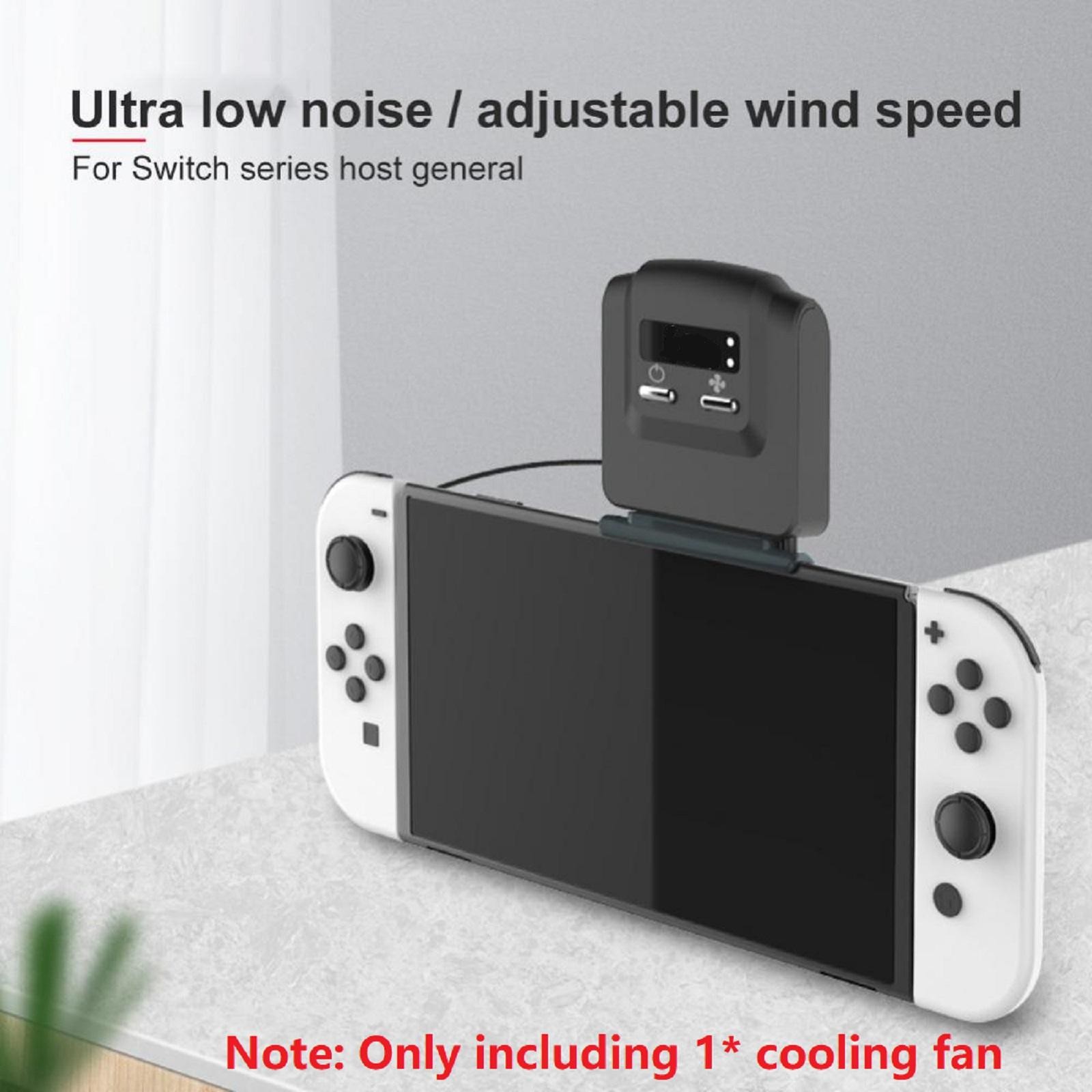 Black Cooling Fan Radiator Durable Replacement For Switch Series Host Common