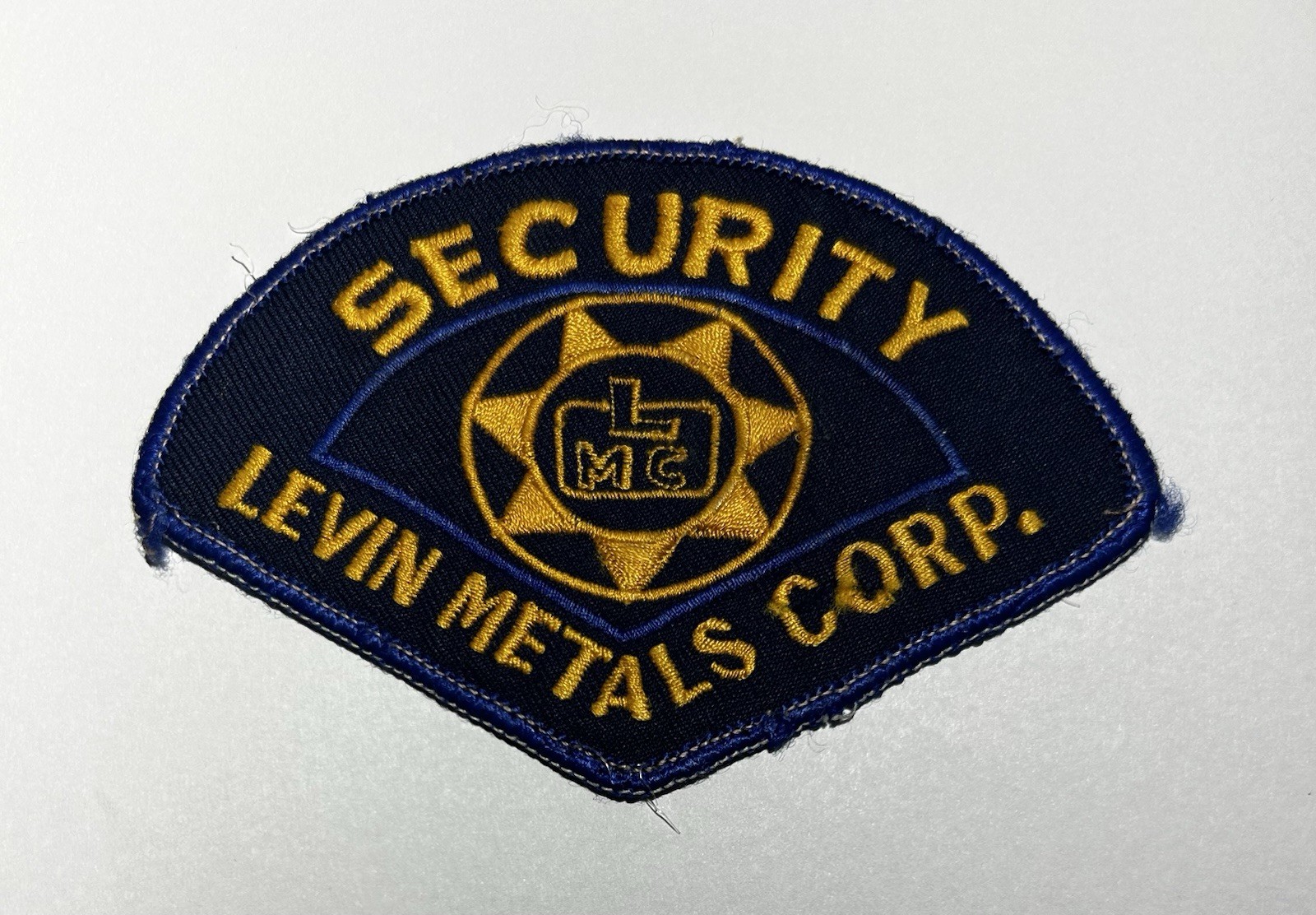 VINTAGE RICHMOND CALIFORNIA CA LEVIN METALS CORP PLANT SECURITY PATCH #PDD117