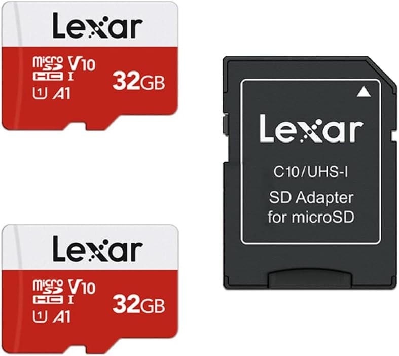 32GB Micro SD Card 2 Pack, microSDHC UHS-I Flash Memory Card with Adapter - U...