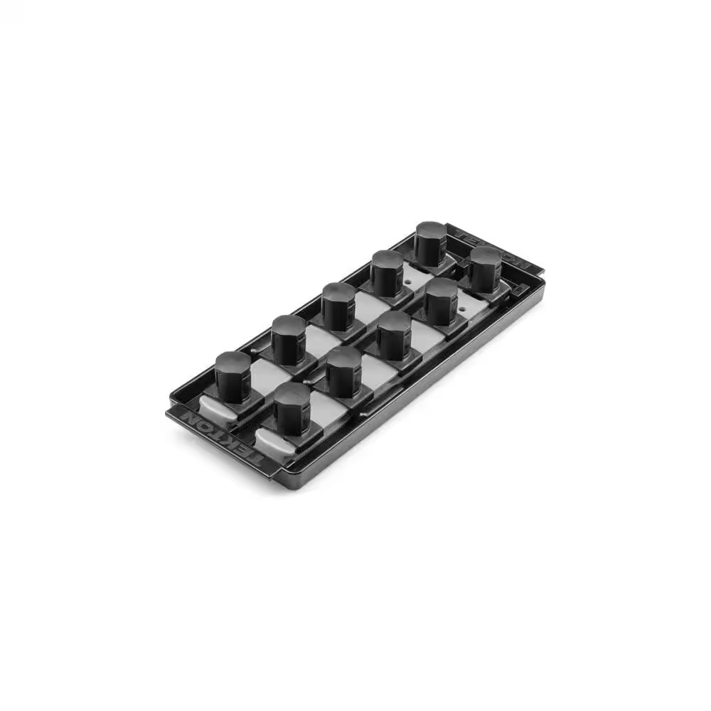 3/4 In. Drive 2-Rail Socket Organizer Set, Gray (10-Tool)