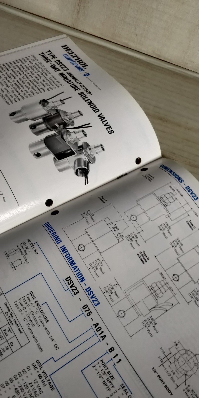 1989 DELTROL controls bulletin 4301-3 ~ 2 & 3 way solenoid valves ~ C2