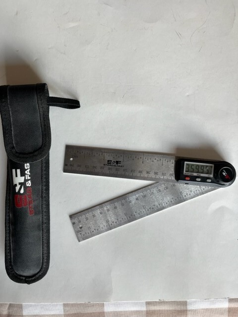 7" S&F Electronic Digital Protractor Goniometer Angle Finder Miter Gauge iGaging