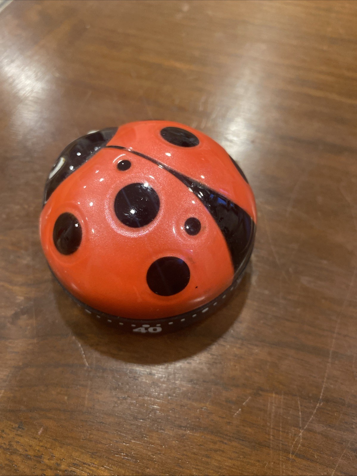 Ladybug Kitchen Timer Mechanical Windup Timer 60 Minutes Working Tested