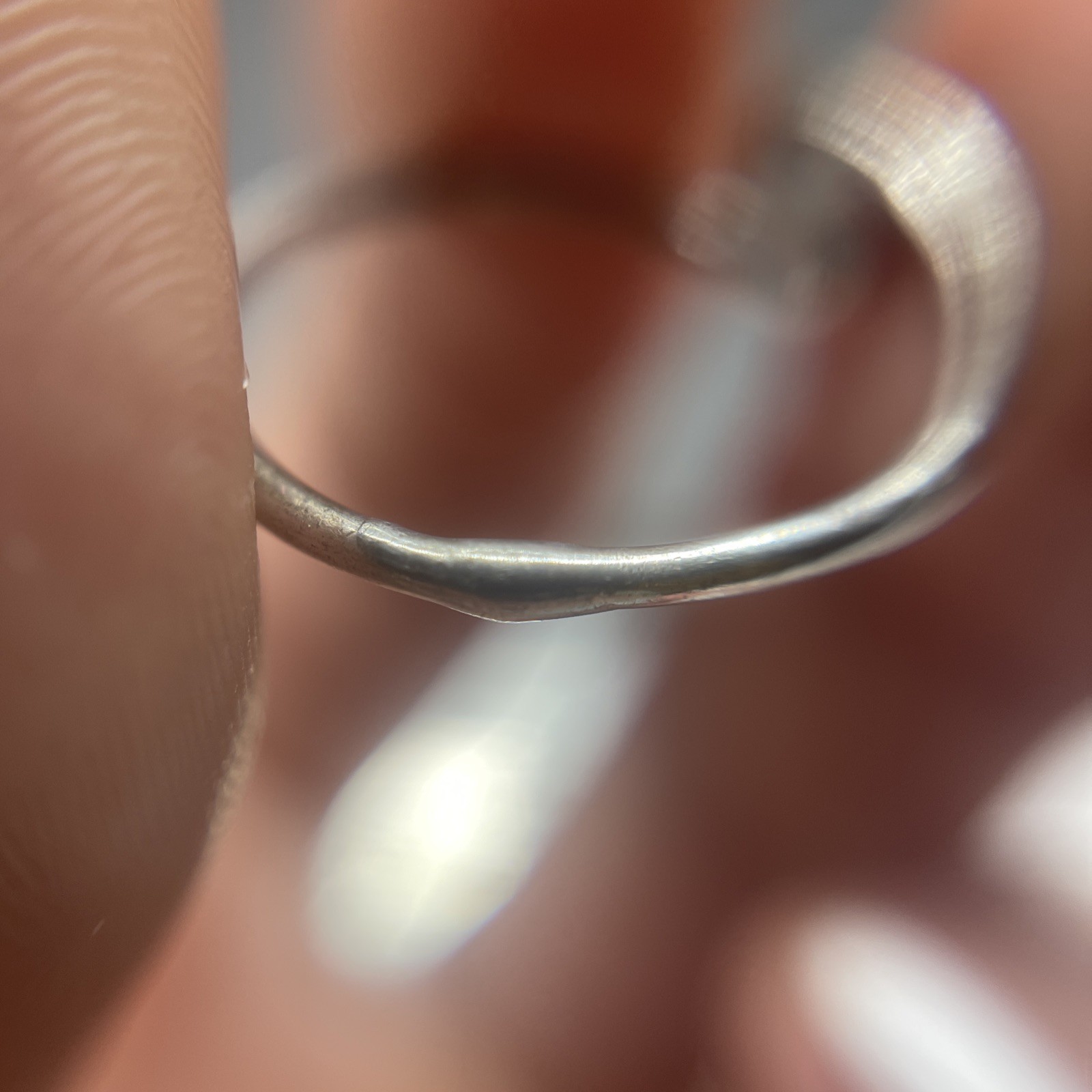 Stunning Unique Handmade 925 Sterling Silver Stackable Band Ring #B87