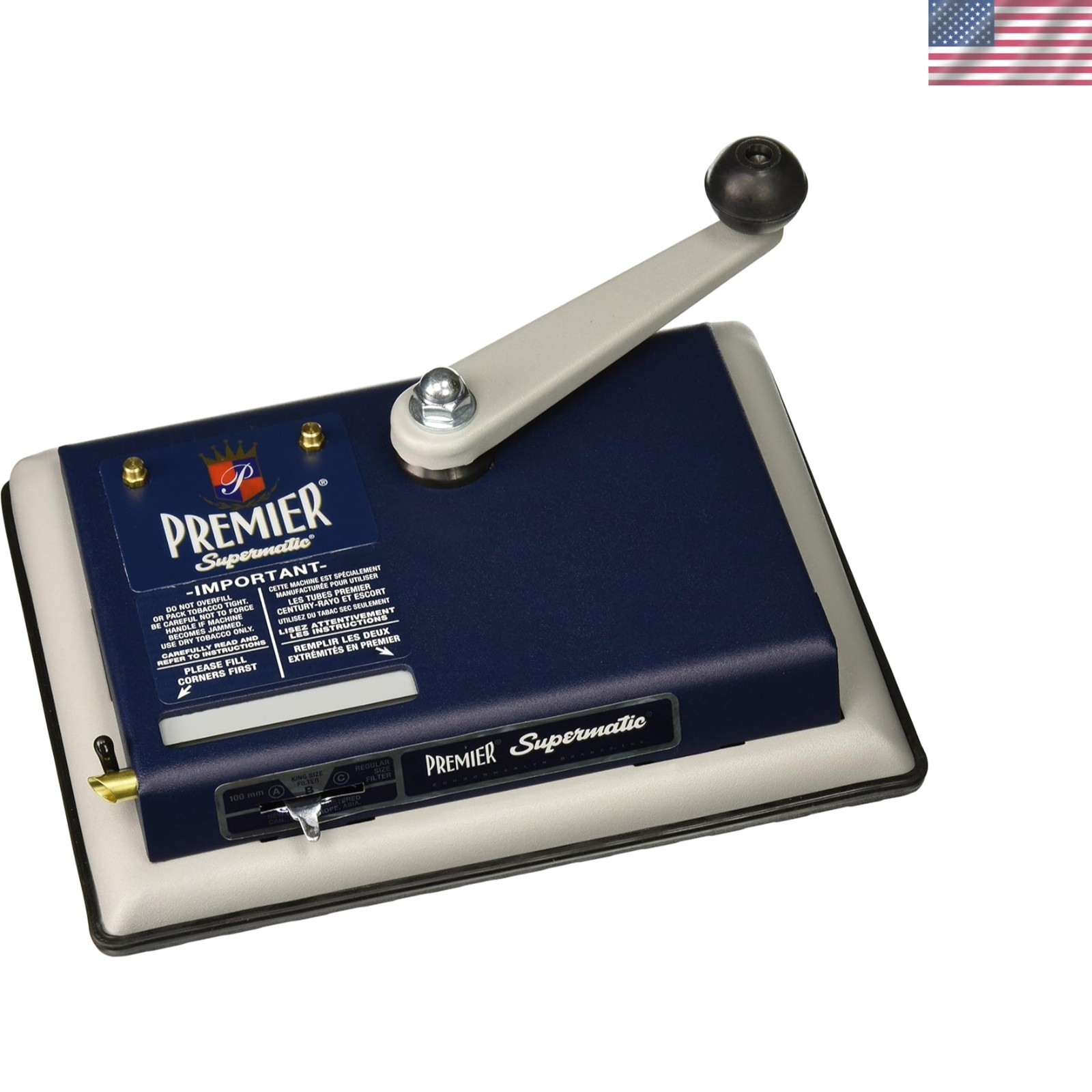 Compact PREMIER Supermatic Cigarette Injector Machine for 100s & King Sizes