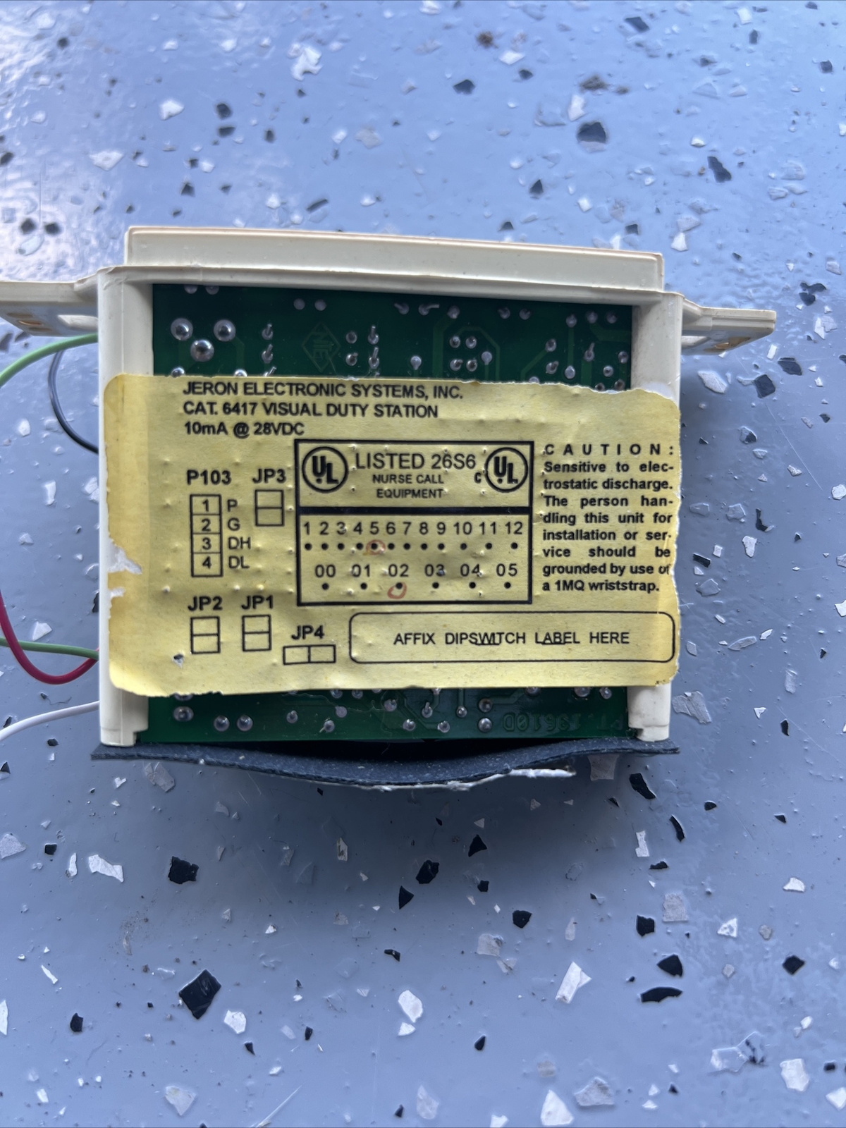 JERON 6417 Visual Electronic Station Single Jack