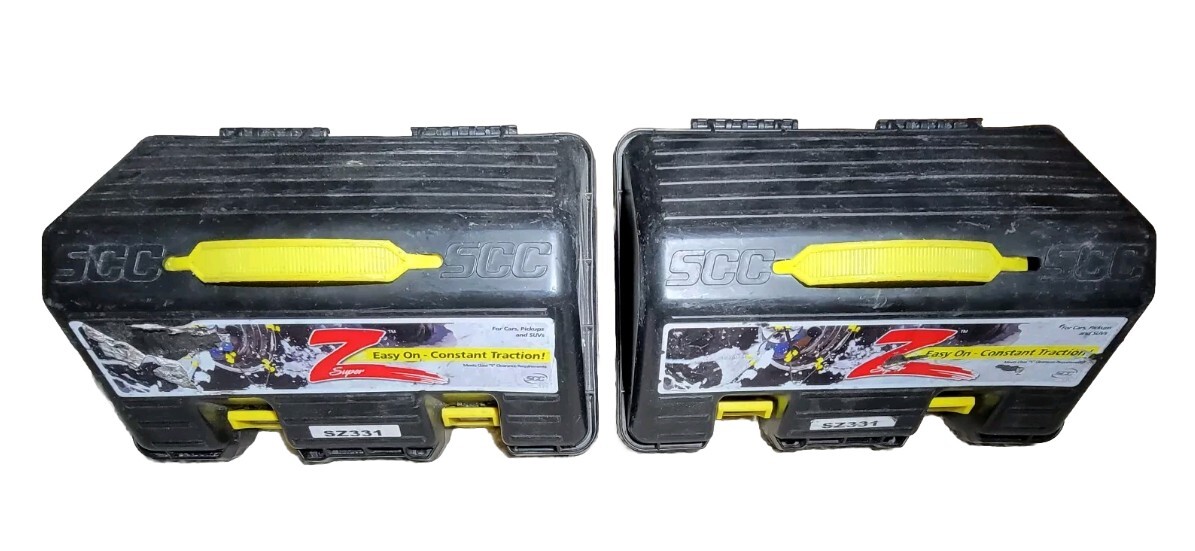 Shur Grip Super Z Passenger Car Winter Tire Traction Chain Set of 2 (SZ331, SCC)
