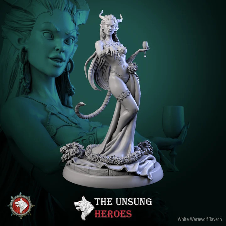 Scarlet Emberlin - Resin Tabletop Miniature