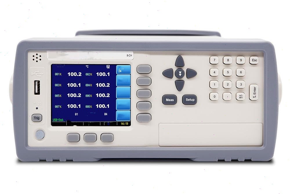 Multi-channel Temperature Meter with 8 Channel Thermocouple J/K/T -200℃-1800℃