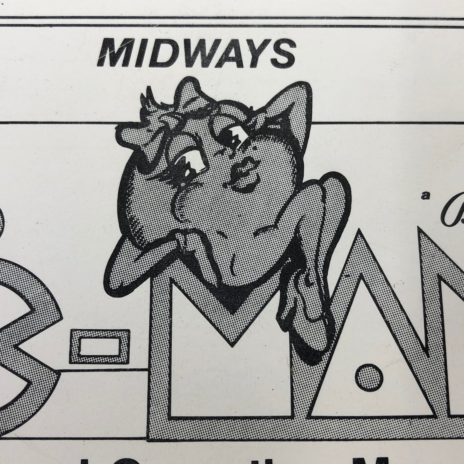 Midway Ms. Pac-Man Pacman Arcade Game Machine Operating Manual Schematics ORIG