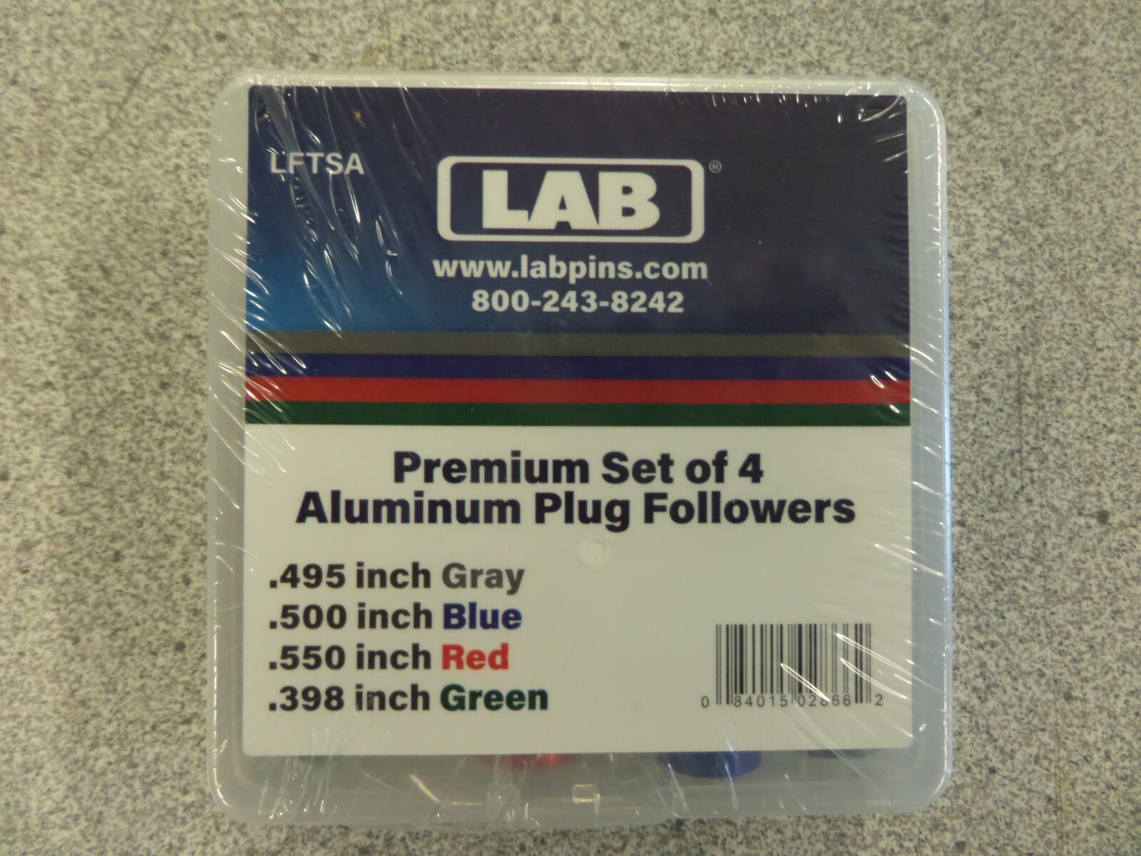 LAB LFTSA SET OF 4 ANODIZED ALUMINUM LOCK CYLINDER FOLLOWERS REKEYING TOOL