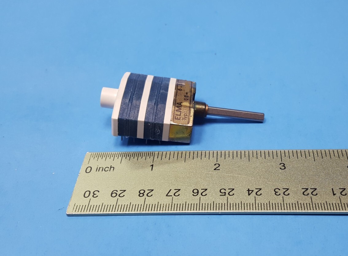 SELECTOR SWITCH, 08-2261, ELMA, Rotary