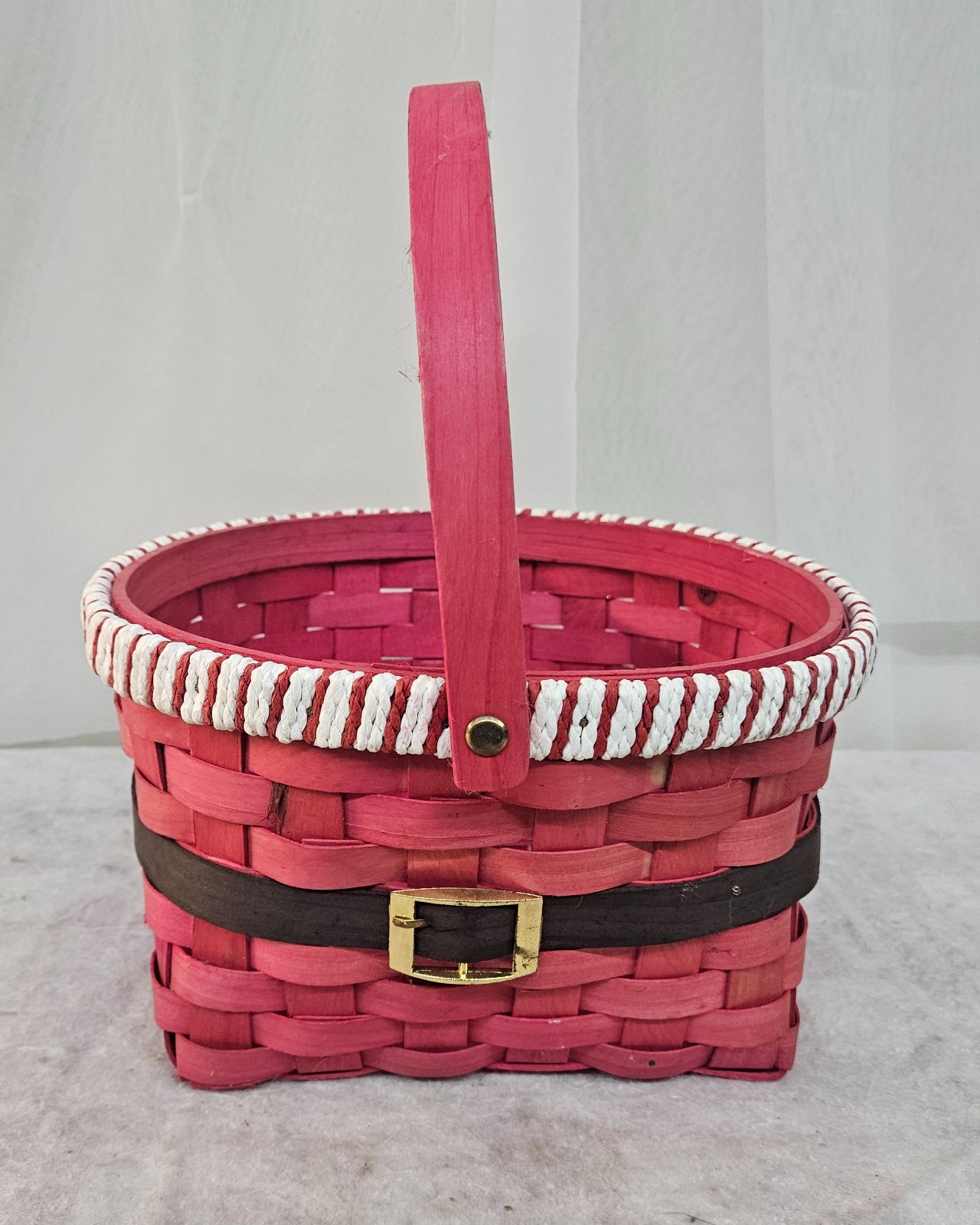 SANTA CLAUS Wicker Basket