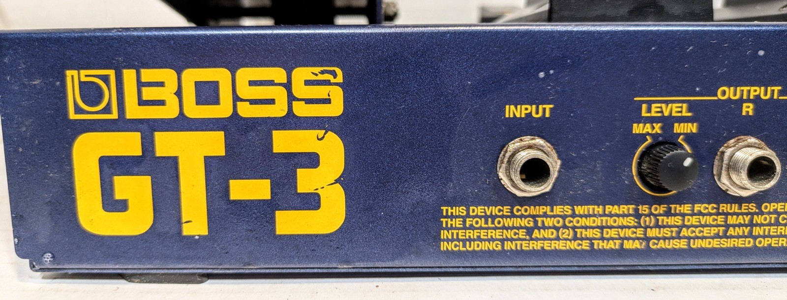 BOSS GT-3 Guitar Effects Processor Multiple Effects Pedal Powers Up Parts Repair