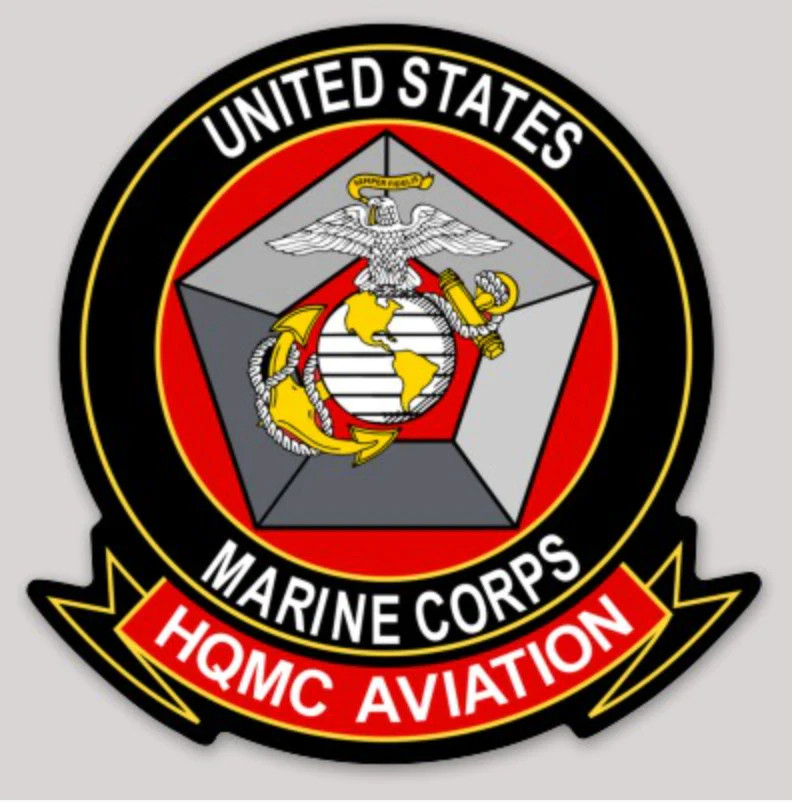 Officially Licensed USMC Headquarters Pentagon Aviation Sticker