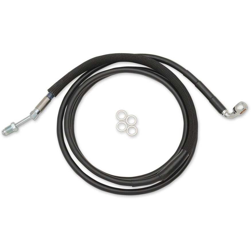 Drag Black Braided Extended Plus +10 Hydraulic Clutch Line Cable FLTRX 17-18