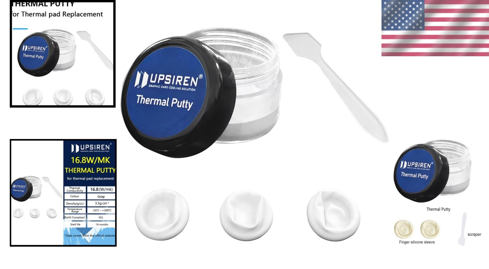 UTP-X Ultra Thermal Putty 50g - Rapid Cooling Solution