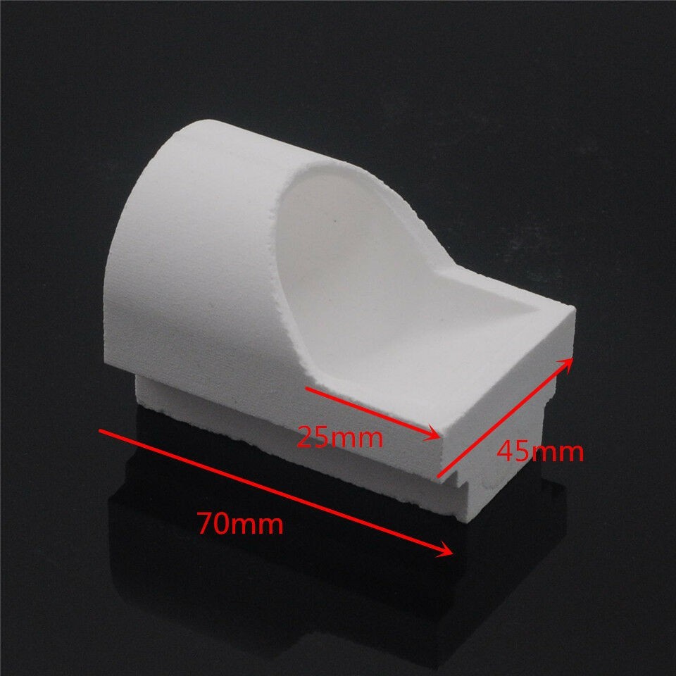4 Pcs Hooded Quartz Dental Casting Crucible Fits Kerr Type