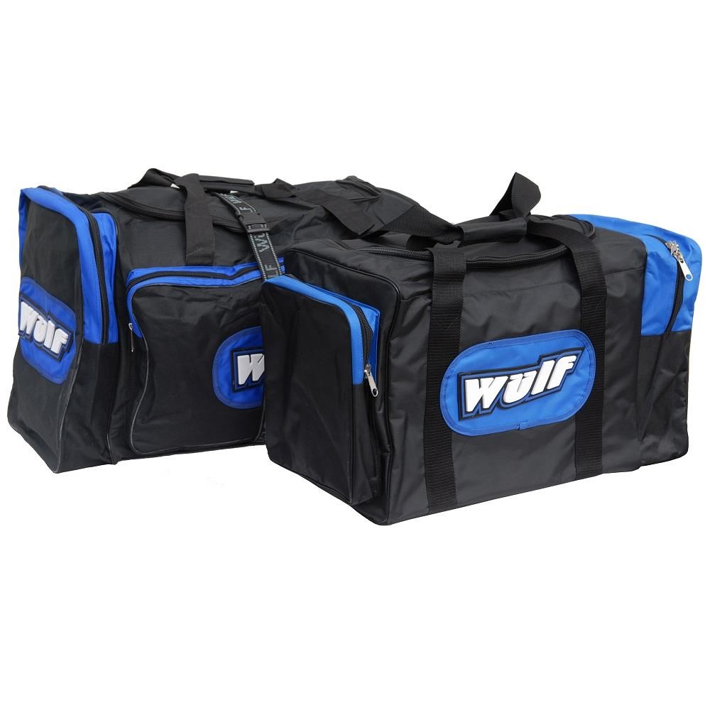 Wulfsport Motorcycle Motorbike Trackday Trials Luggage Kit Bag Blue Jumbo