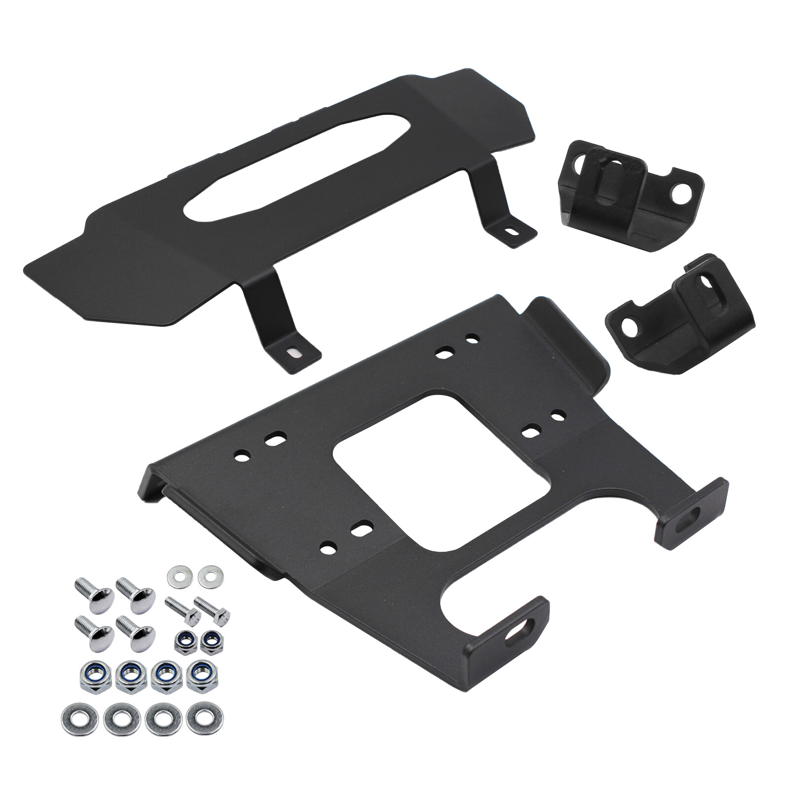 Heavy Duty Winch Mount Black For 2019+ Polaris RZR XP 1000 / XP 1000 4