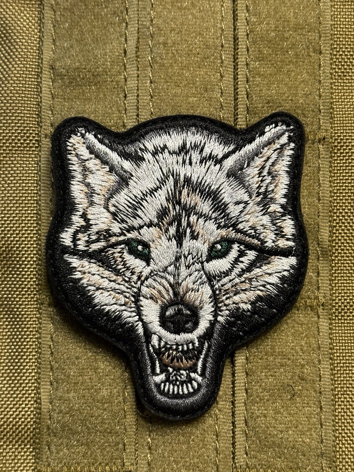 White Wolf Predator Hook Loop Morale Patch