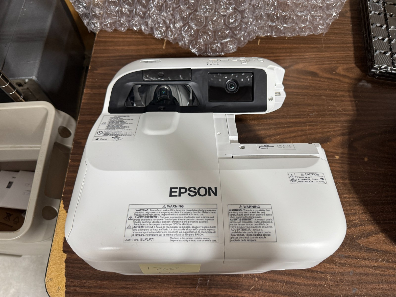 Epson BrightLink Pro 1410Wi Short Throw Projector 1700 Lamp Hours