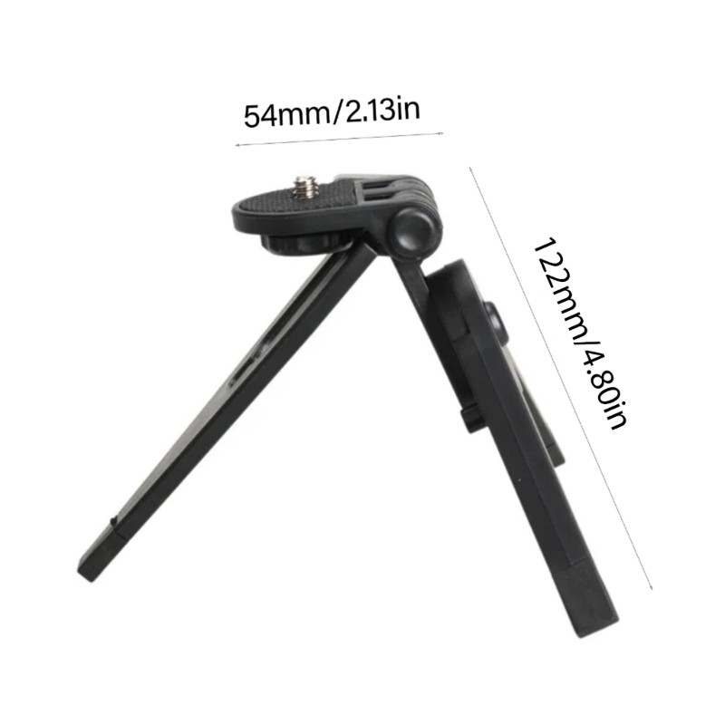 MultiPurpose Mini Tripod Foldable ABS Build Shockproof Base For Camera Mount