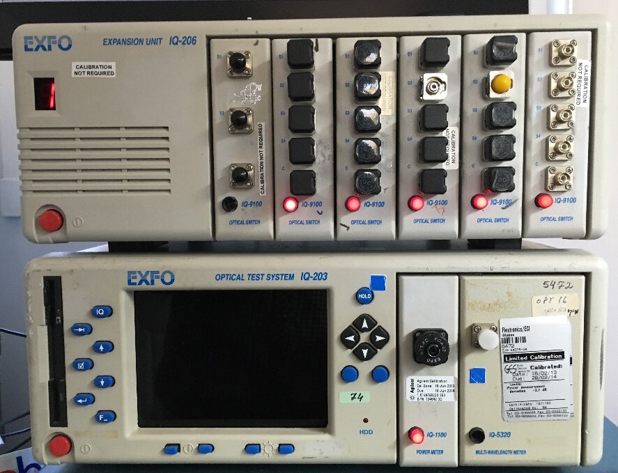 EXFO Expansion Unit IQ-206, Tested, Working (no Modules Included)