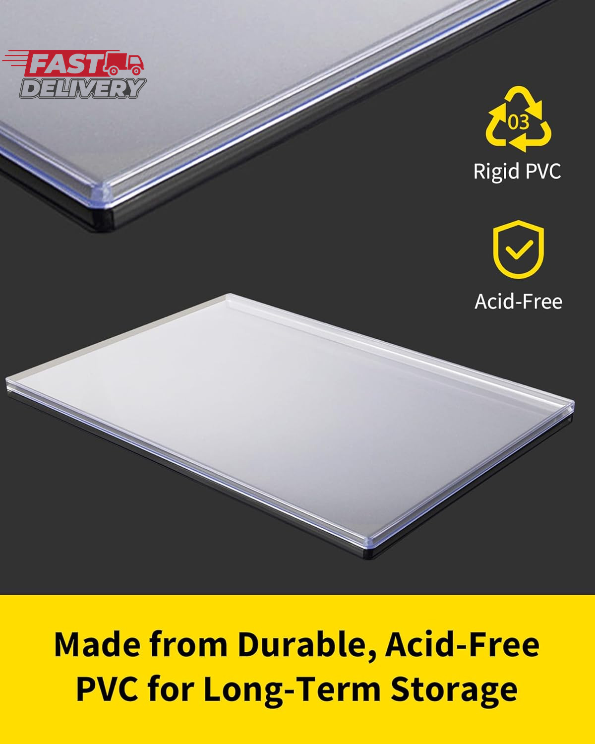 Comic Book Top Loaders - Protector Hard Case Sleeve, Toploader Holder for Silver
