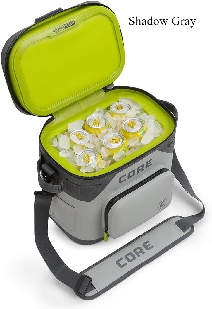 CORE Magnetic Leak Proof Soft Cooler with Waterproof Zipper, 12 Can, NEW