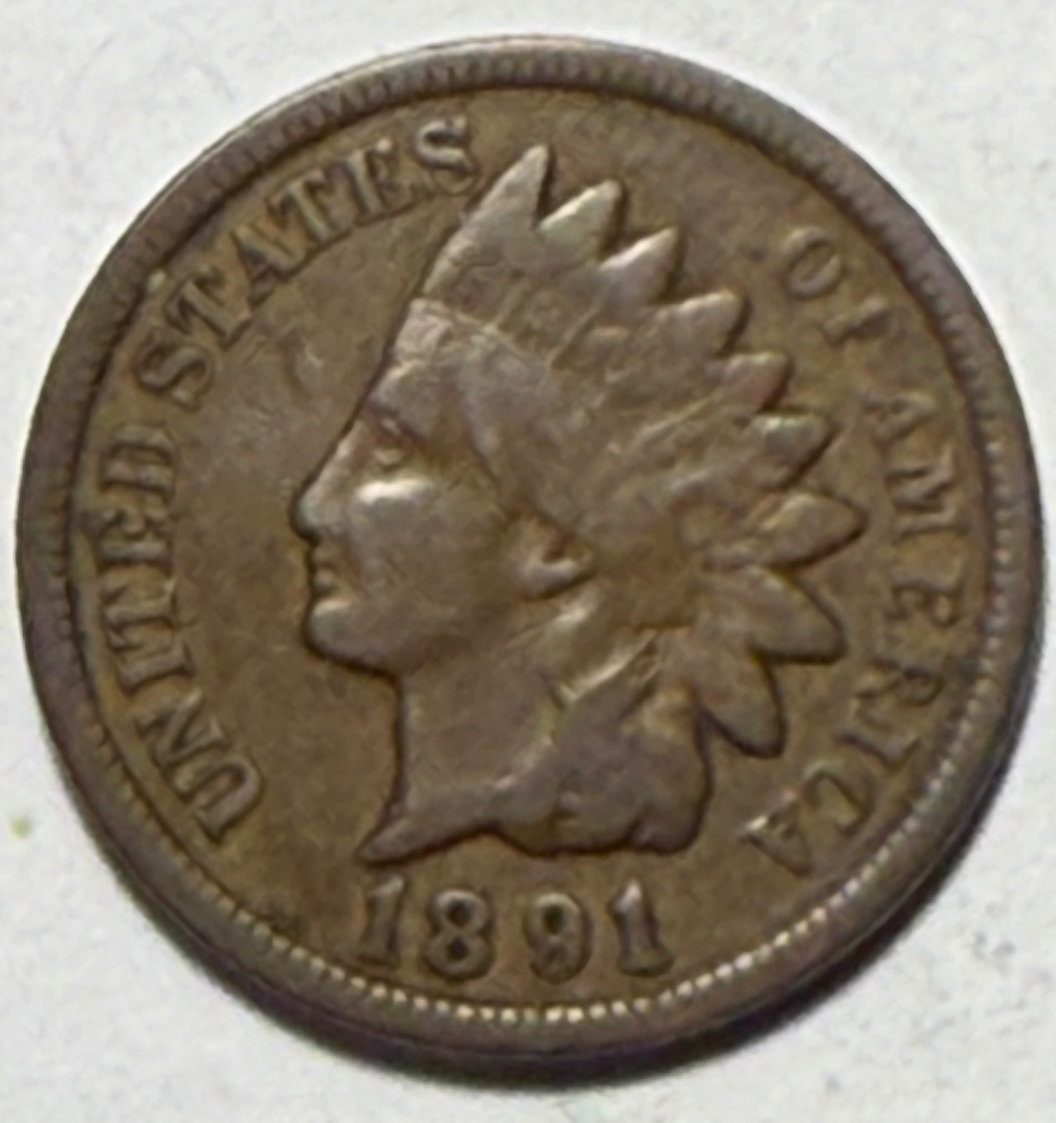 1891 indian head cent