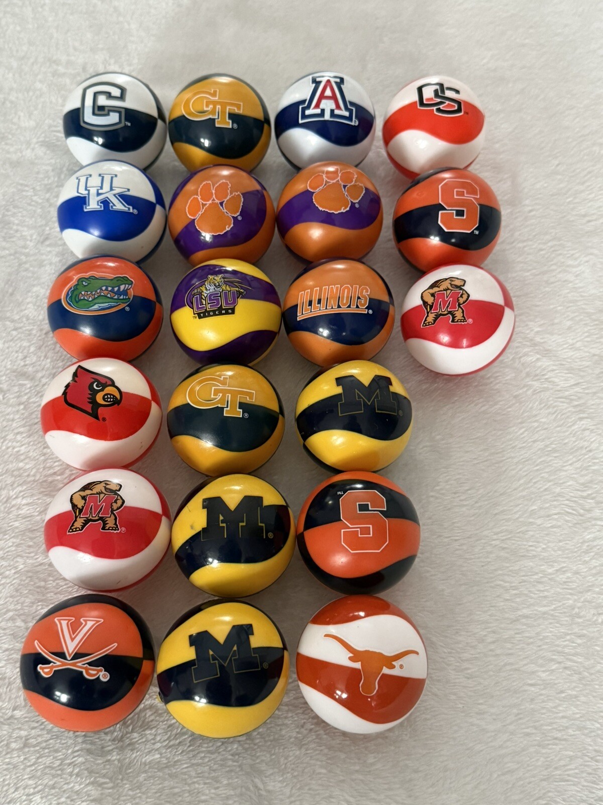 NCAA Mini Basketball 2" Balls Cake Toppers Gumball Vending Machine YOU PICK TEAM