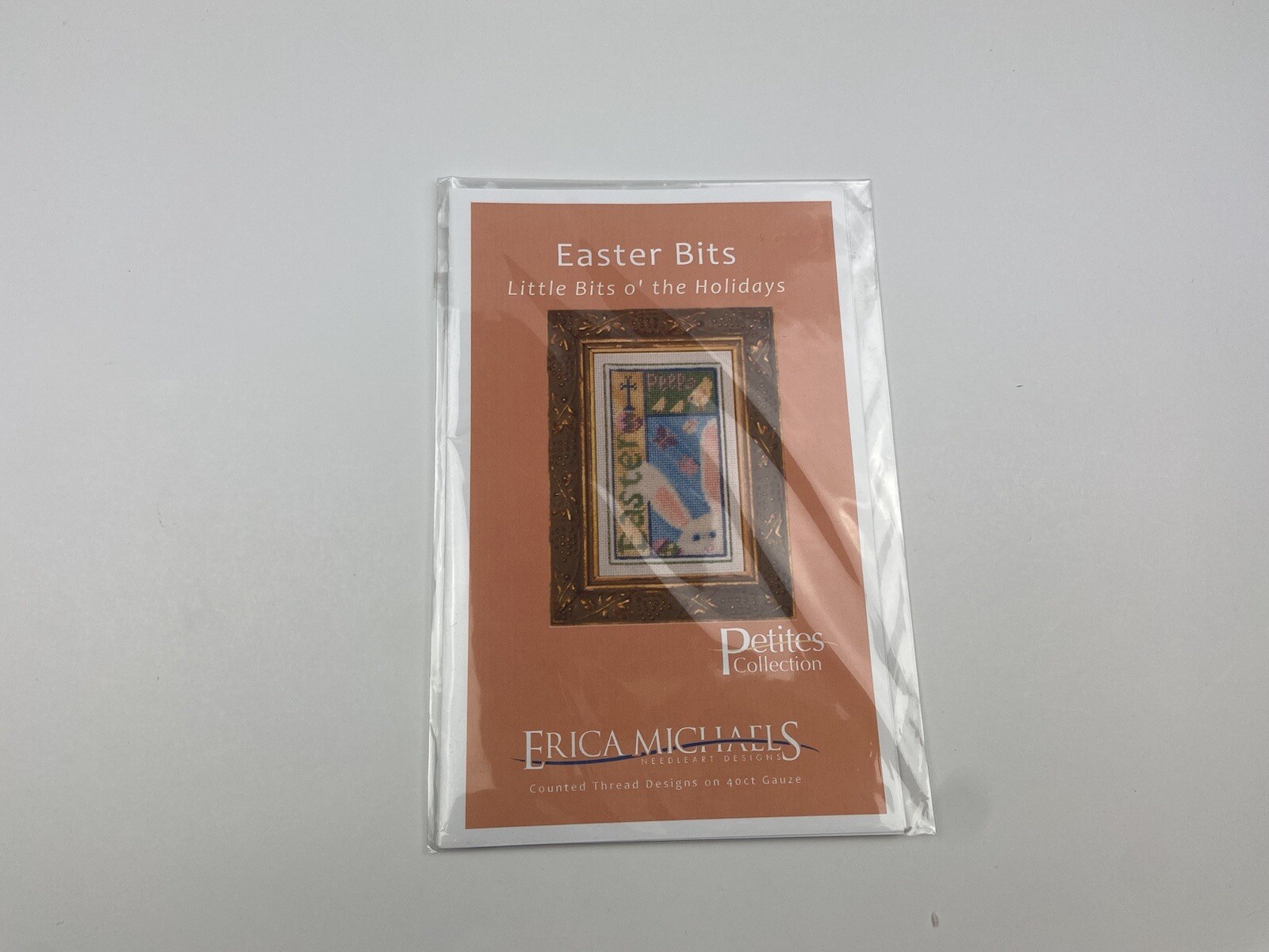 Erica Michaels Easter Bits Needlepoint Pattern Stitched On Silk Gauze Holiday