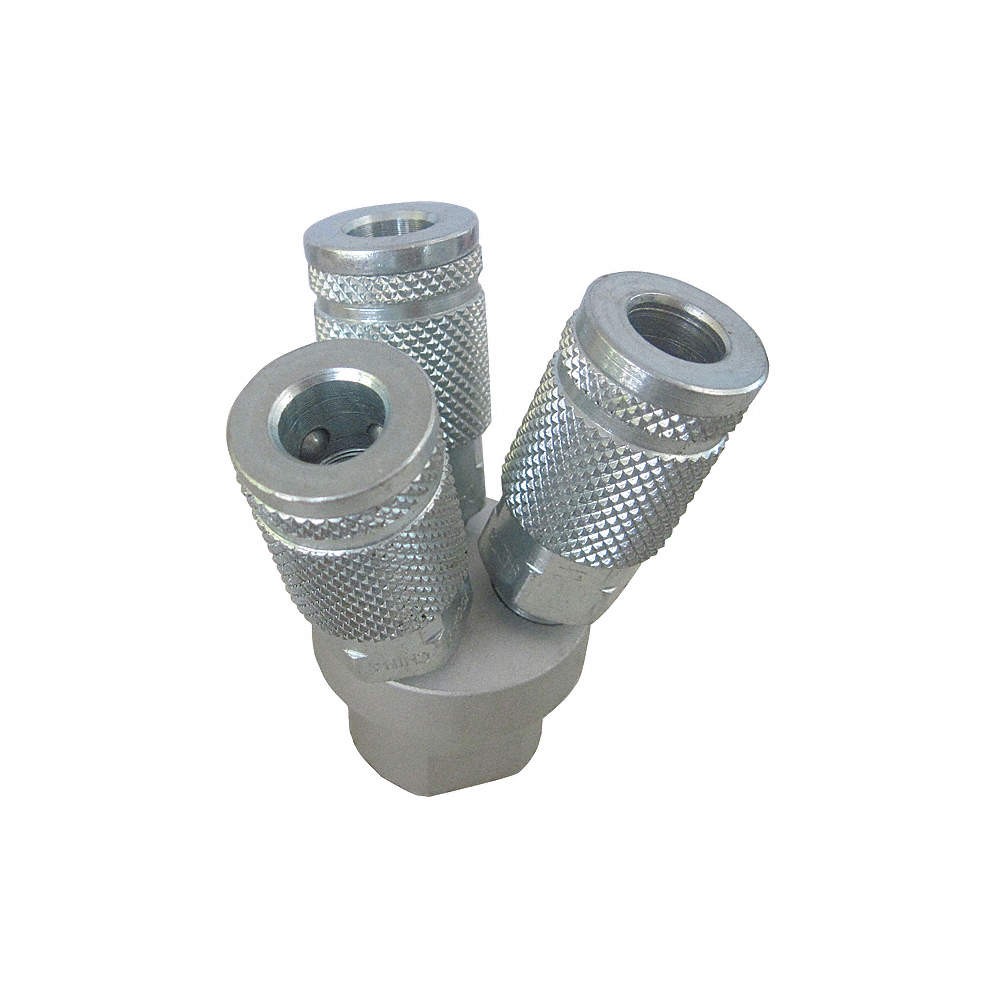 SPEEDAIRE 22YK98 Air Gun Manifold,Aluminum,3" L 22YK98