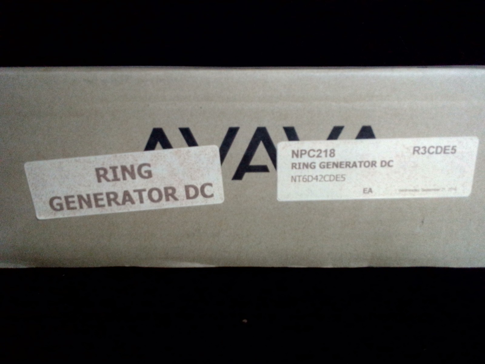 Avaya DC Ring Generator Card NT6D42CDE5