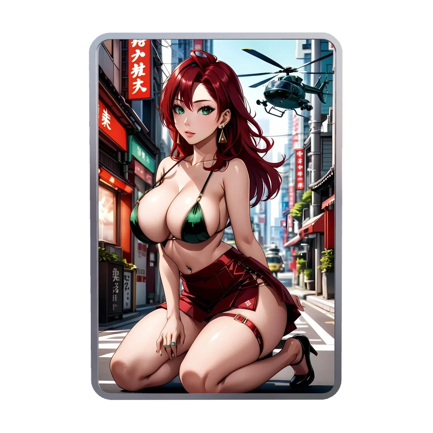 SEXY! 1 oz .999 Fine Silver Colorized Naughty Art Bar – Limited
