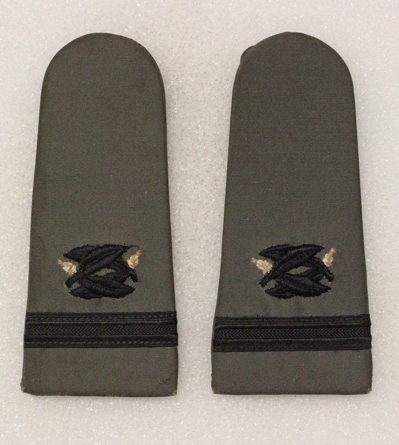 U.S. Navy Rank Shoulder Mark: Ensign, Civil Engineer (pair) - Gray (SP-286)