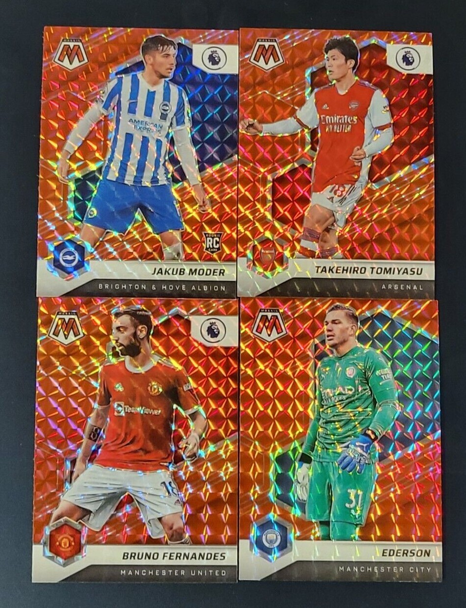 2021-22 Mosaic Premier League RED PRIZMS with Rookies You Pick - READ