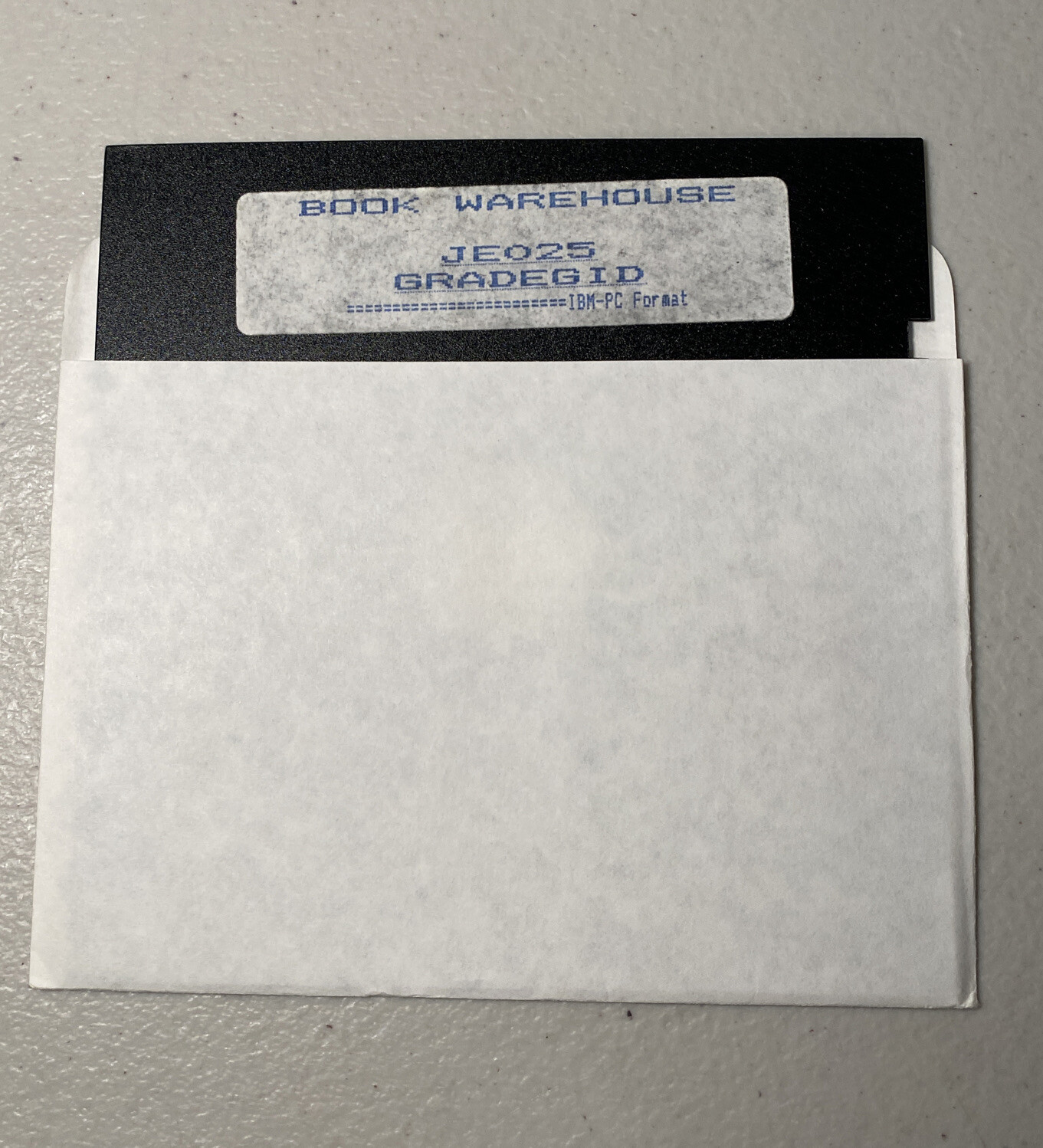 IBM Tandy Book Warehouse JE025 GRADEGID 5.25”