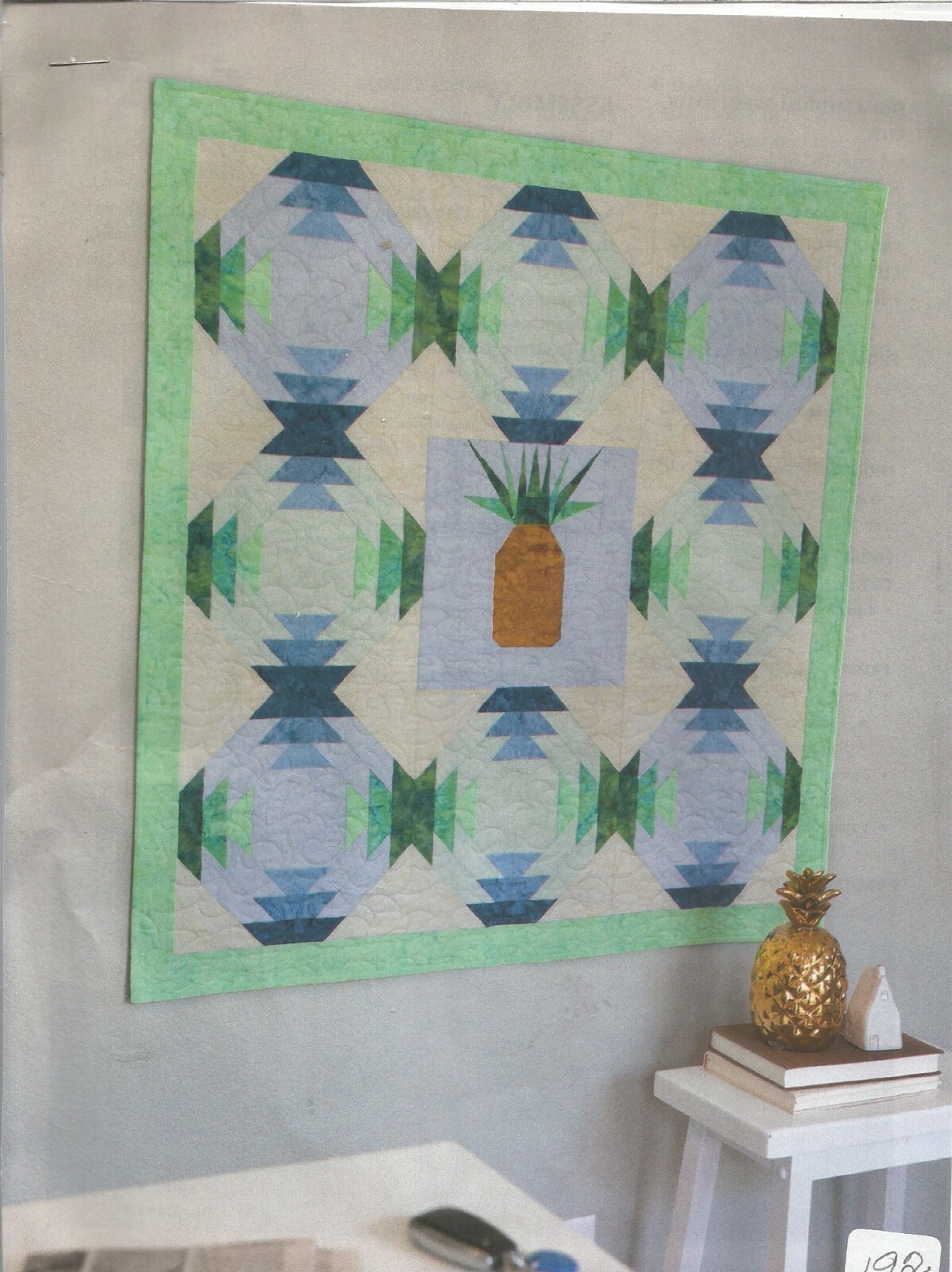 C0215   WELCOME TO OUR HOME WALL HANGING  QUILT  PATTERN/INSTRUCTIONS