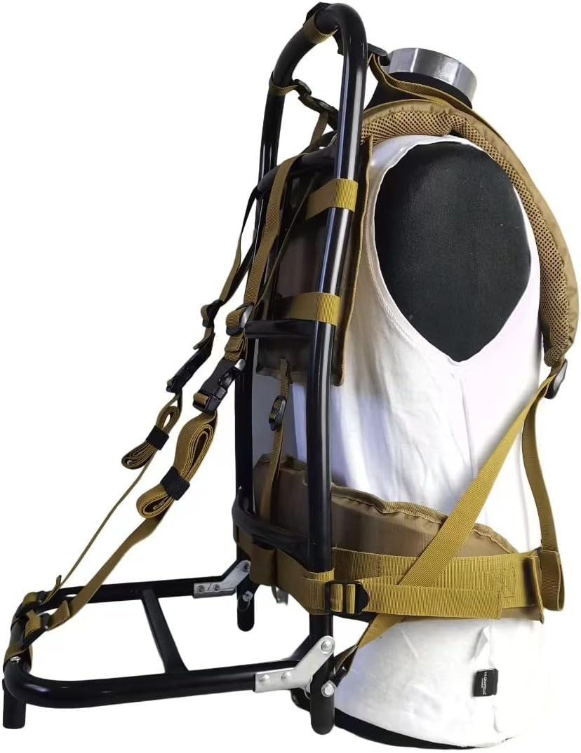 Hiking/Hunting Backpack Frame, Aluminum External Frame Backpack, Lightweight & F