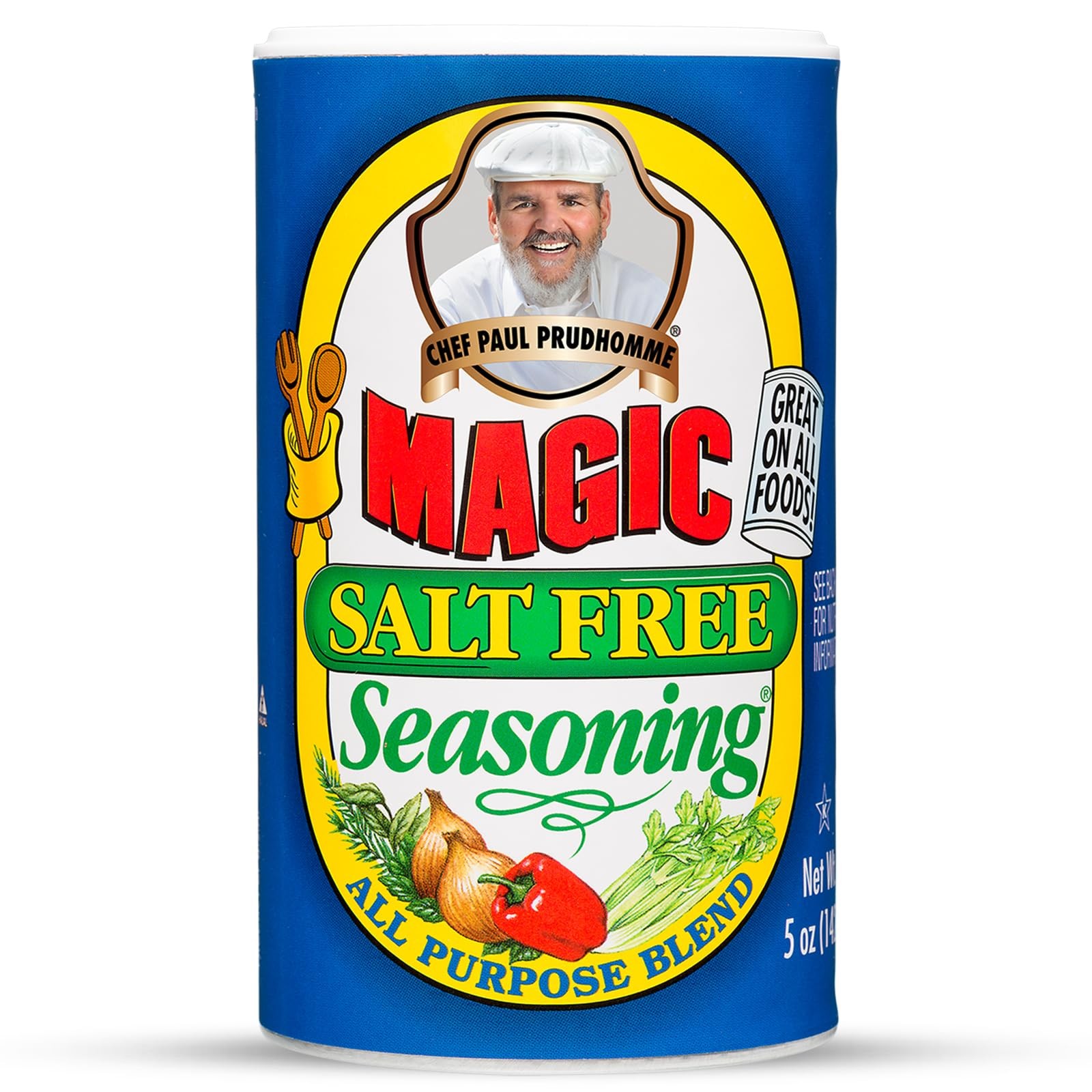 Chef Paul Magic Seasonings Blends Salt Free Seasoning | 5 Ounce (Pack of 1)