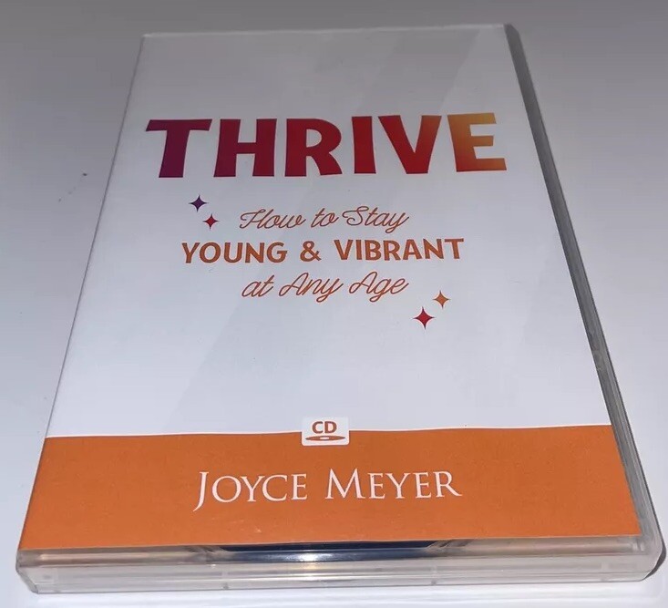 JOYCE MEYER - THRIVE - STAY YOUNG AND VIBRANT AT ANY AGE (5 Disc CD)
