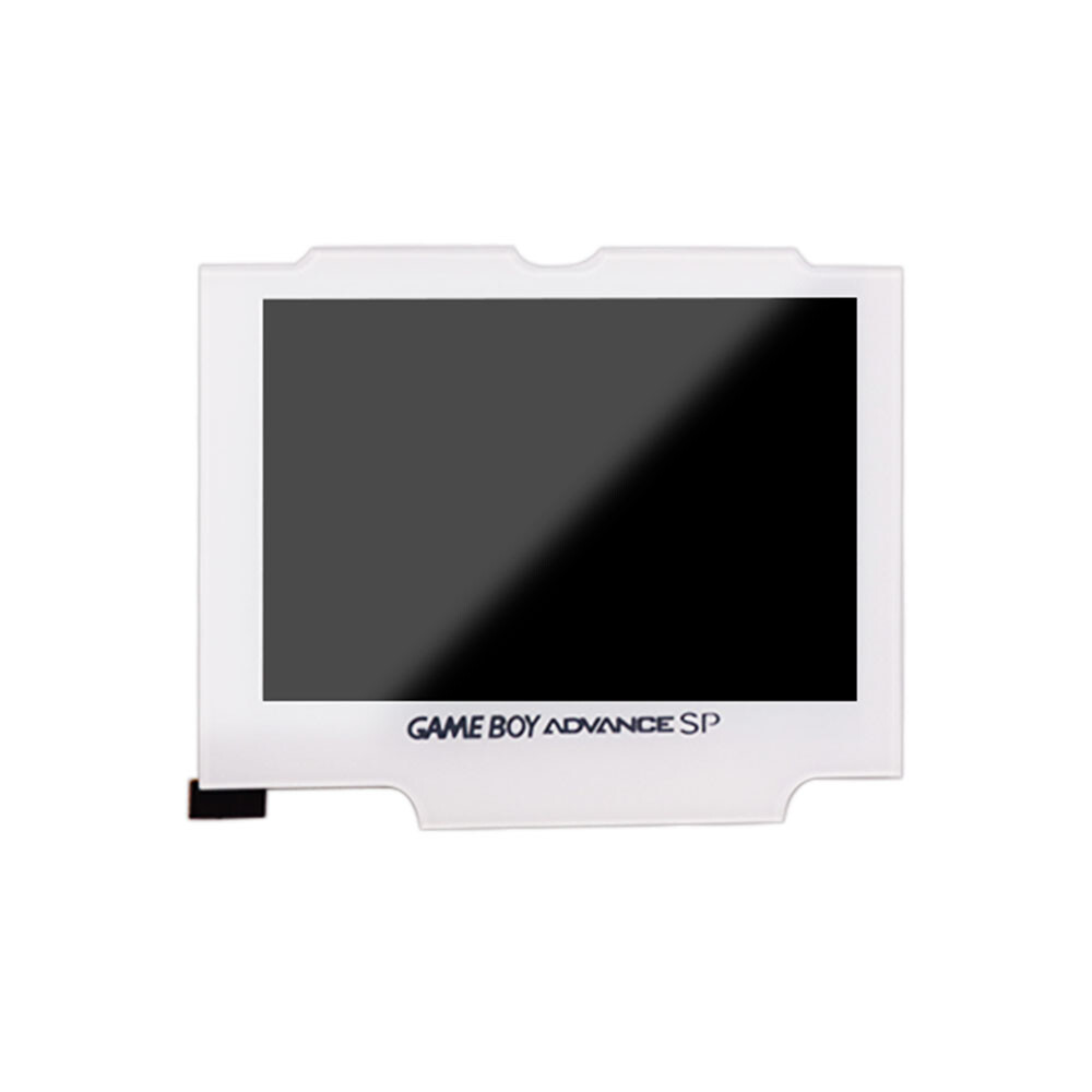 V2 IPS High Backlight Screen LCD Kit Pre-cut Shell White Lens For GBA SP Console