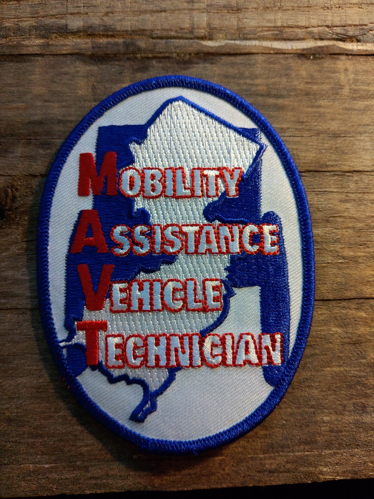 mobility assistance vehicle techician new jersey 3 x 4 fully embroidered