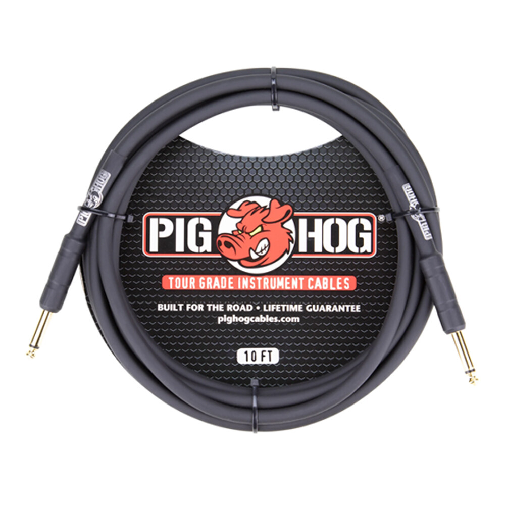 Pig Hog PH10 10' Instrument Cable Dual Pack