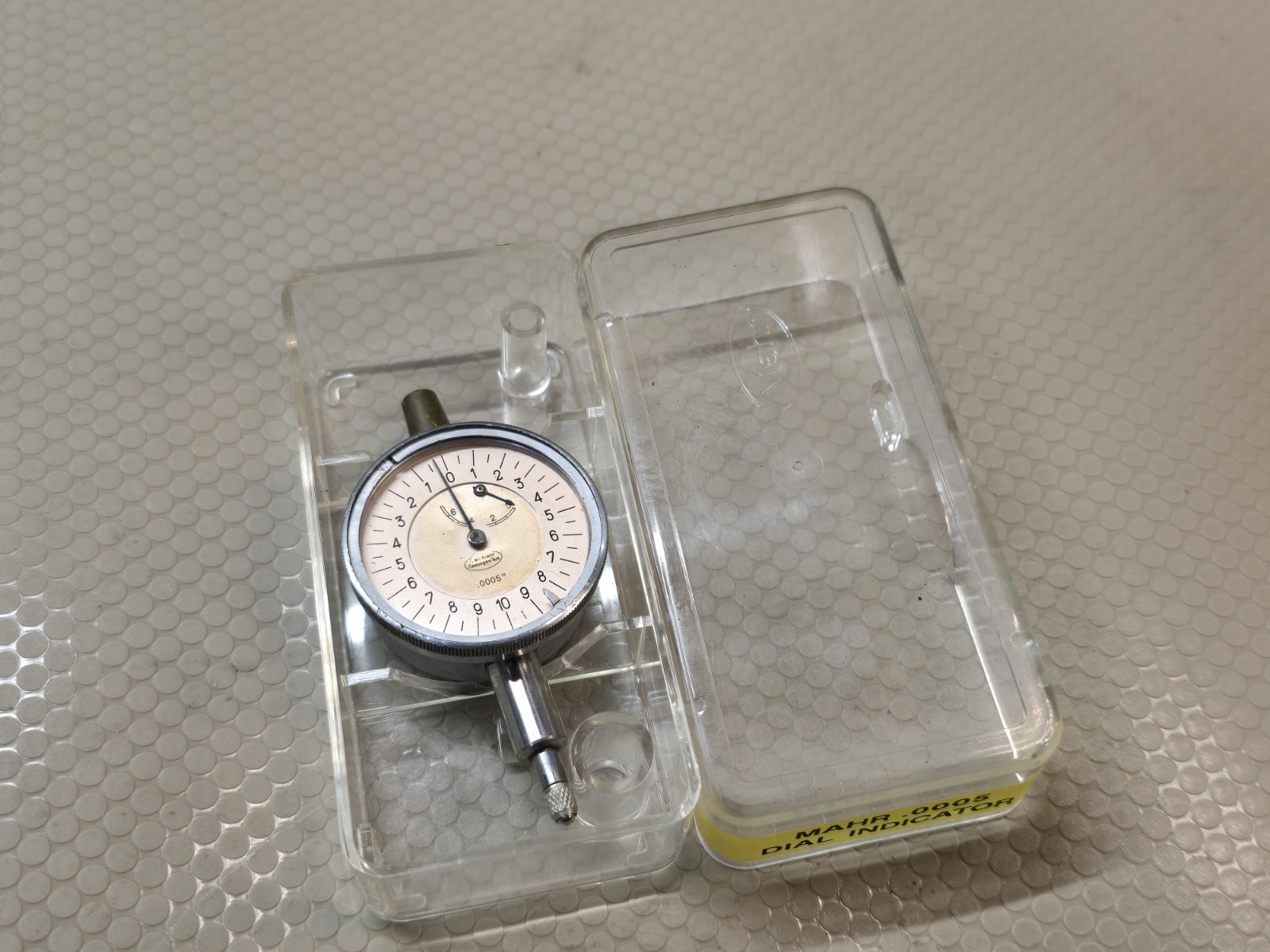 Mahr Dial TEST Indicator. 0.0005" GRAD Made in Germany