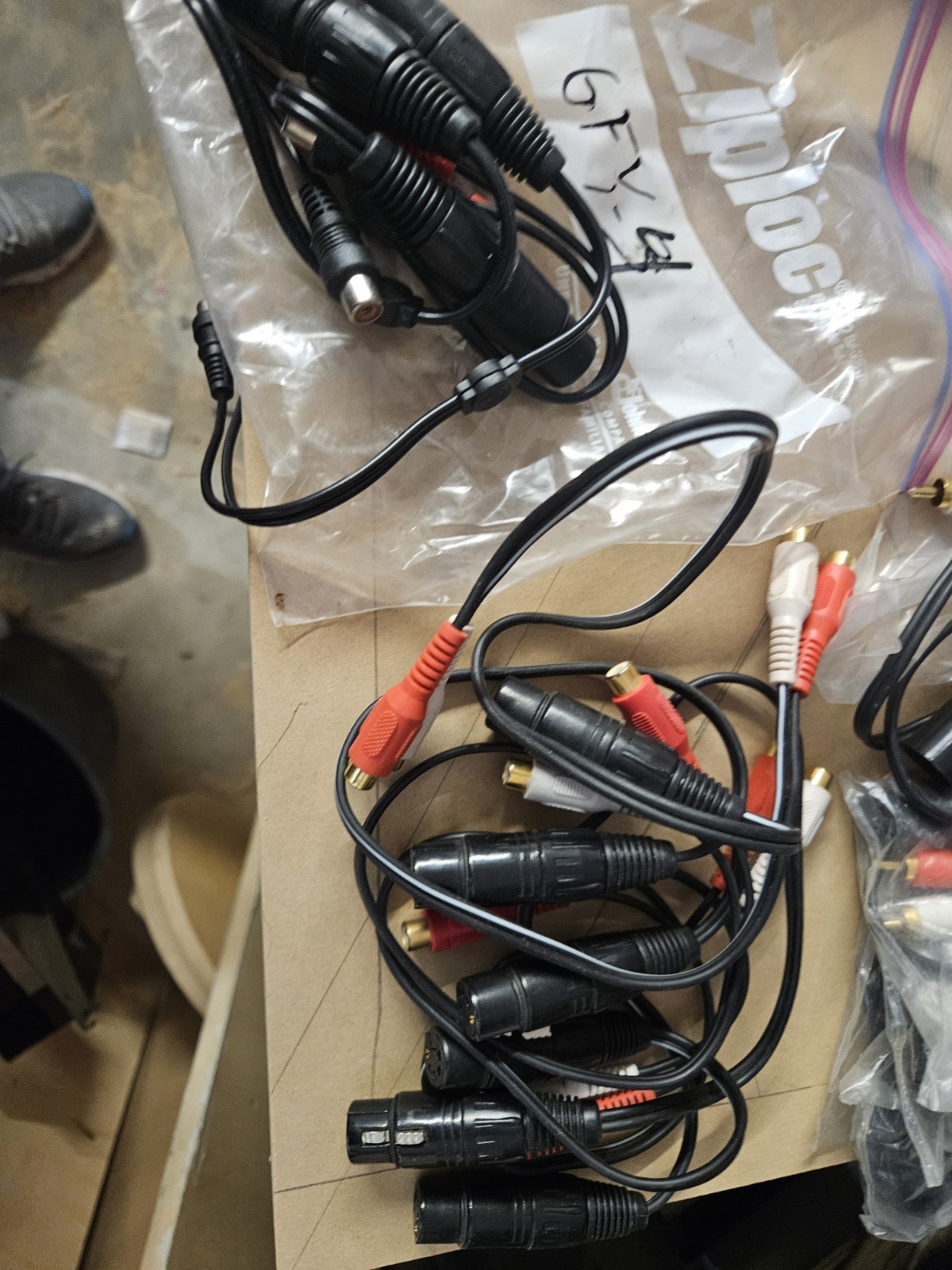 Adcom Car Audio Processors And Packages Of Balanced Cables Untested
